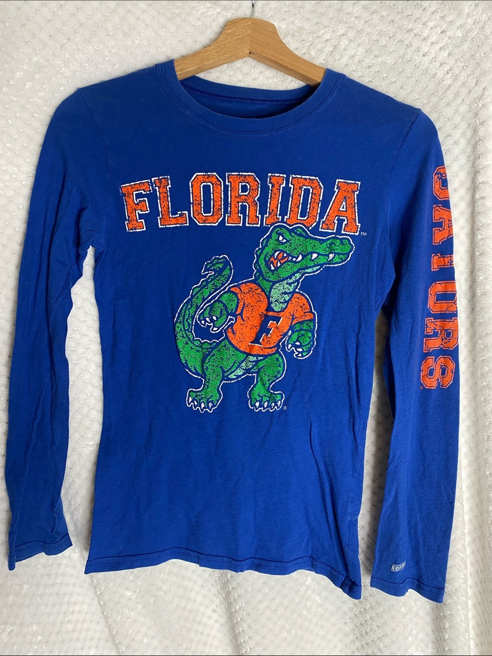 Soffe Vintage Florida Gators Long Sleeve Tee Royal Blue & Orange